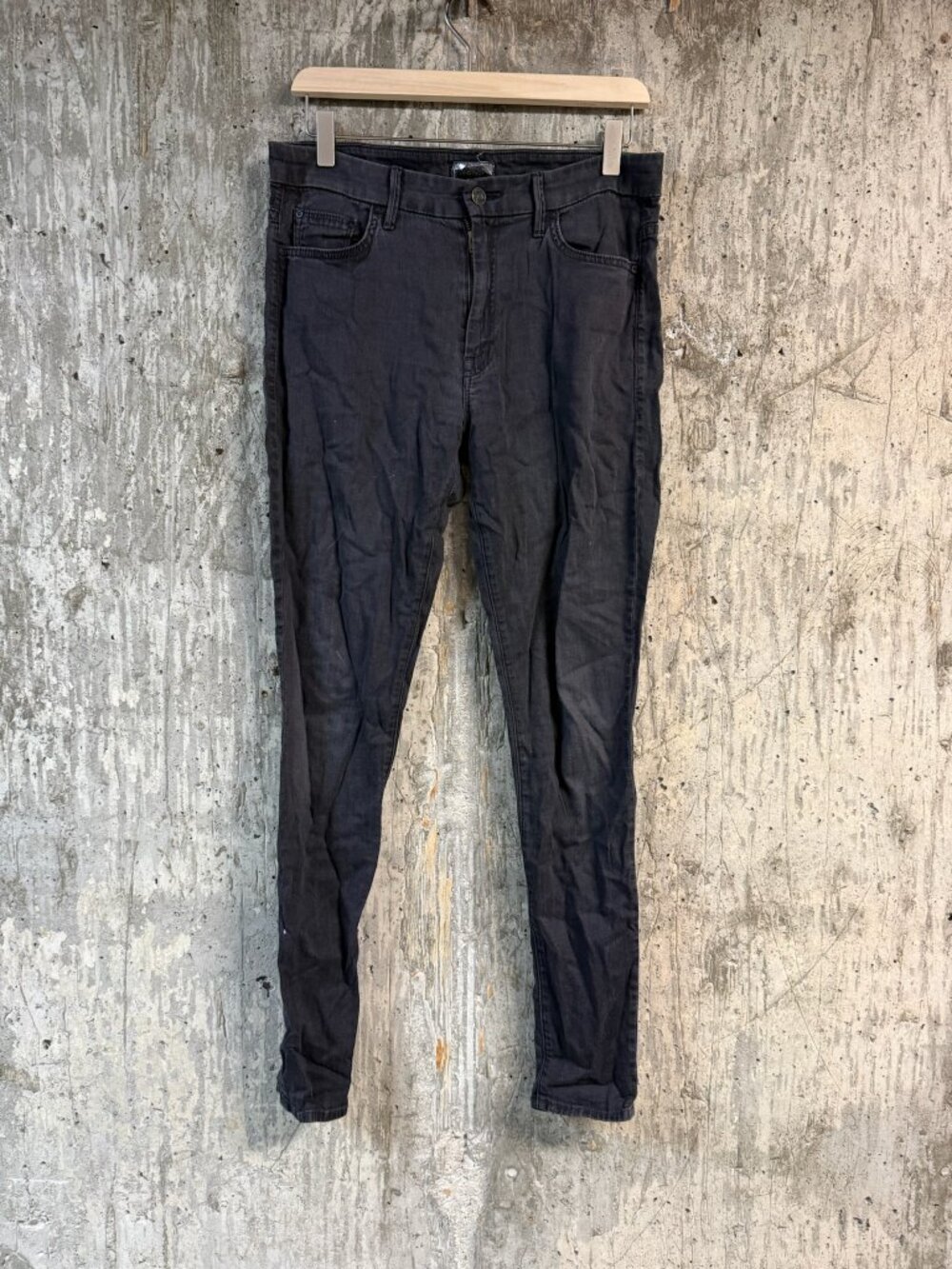MOTHER Women's High Waisted Looker Skinny Jeans Size 30 in Black